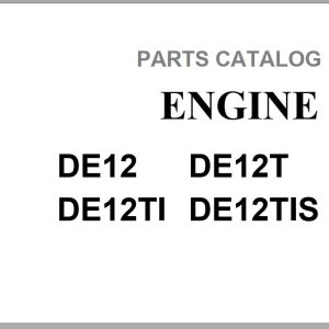 Daewoo Engine DE12 DE12T DE12TI DE12TIS Parts Catalog ENG DE12S E01 0810 1