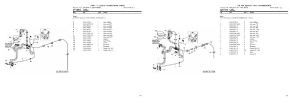 Deutz Fahr Tractor 7250 TTV Agrotron WSXV910200LD10010 Parts Catalog 1