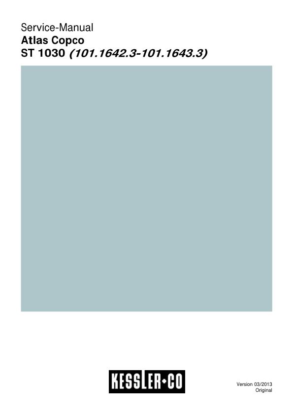 Epiroc Atlas Copco Scooptram ST1030 Service Manual 1