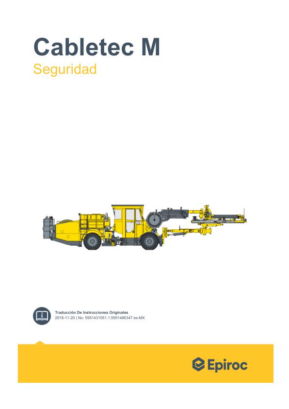 Epiroc Drill Cabletec M Safety Manual 2018 1