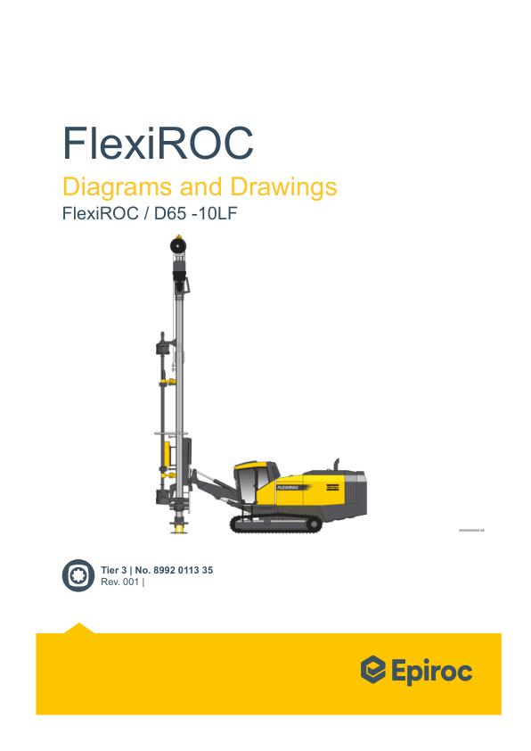 Epiroc Drill FlexiROC D65 10LF Diagrams and Drawings Tier 3 8992011335 1