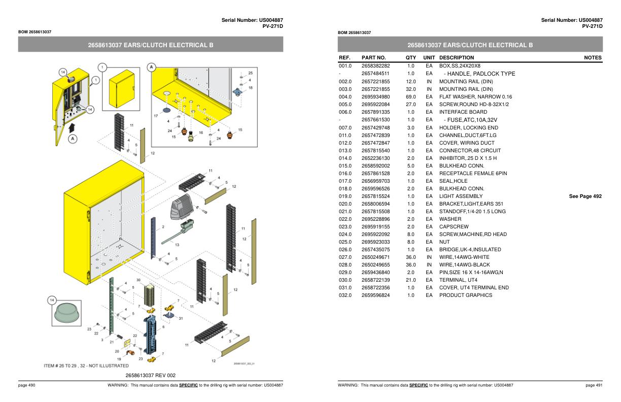 Epiroc Drill Pit Viper PV 271D RCS Spare Parts Catalog 2