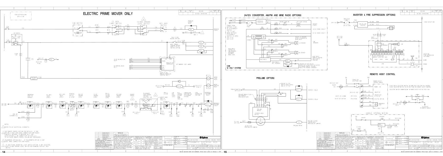 Epiroc Drill Pit Viper PV351D Diagrams and Drawings 2