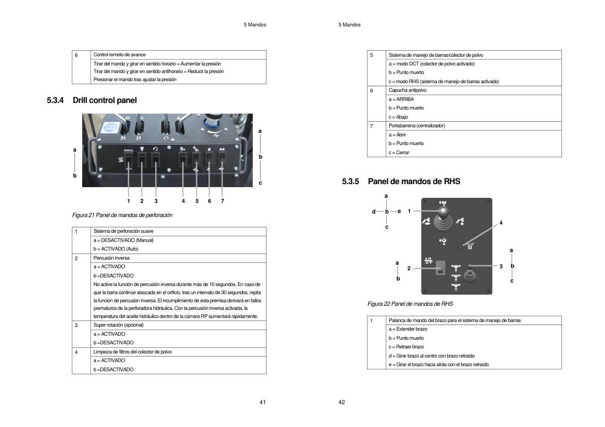 Epiroc Drill PowerROC T25DC T25E Operation Manual ES 2