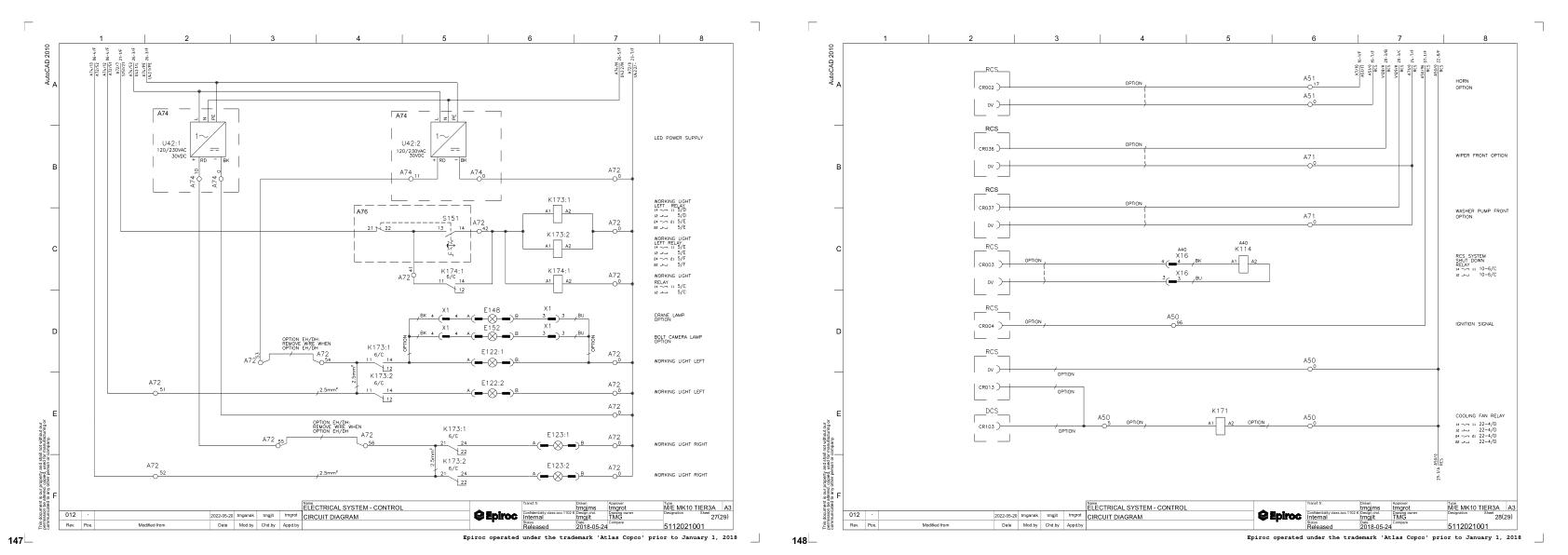 Epiroc Drill Simba M4 C Diagrams and Drawings 2