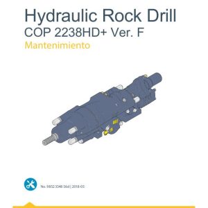 Epiroc Hydraulic Rock Drill COP 2238HD Ver. F Maintenance Manual ES 1