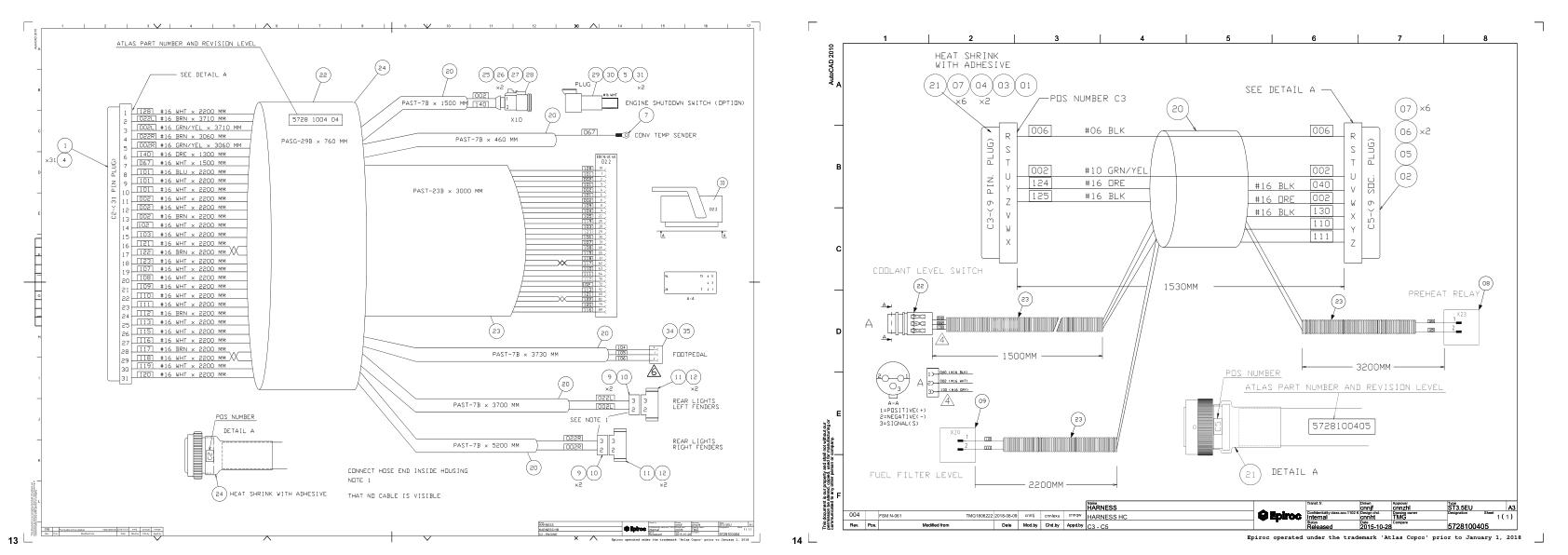 Epiroc Scooptram ST3.5 Diagrams and Drawings 2
