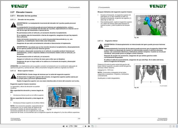 Fendt Tractor 1000 Vario Gen3 VIN 544 545 546 547 Service Manuals and Diagrams 3
