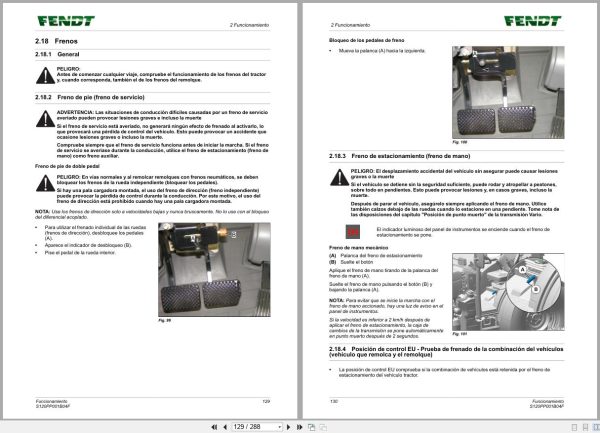 Fendt Tractor 200 Vario VFP Gen3 VIN 200 to 229 Service Manuals and Diagrams 2