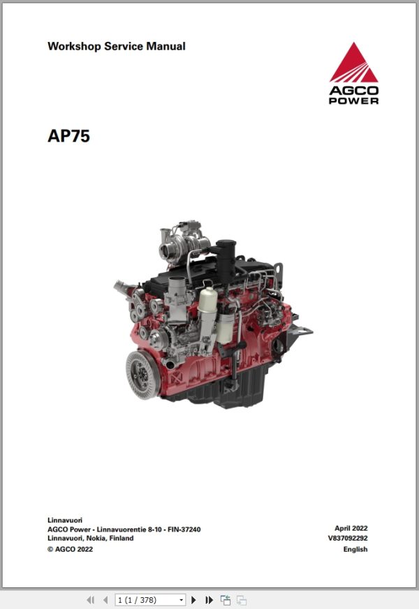 Fendt Tractor 700 Vario Gen7 VIN 706 707 708 709 710 Service Manuals and Diagrams 1