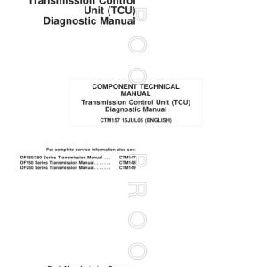 Funk Transmission Control Unit Diagnostic Manual Component Technical Manual CTM157 1