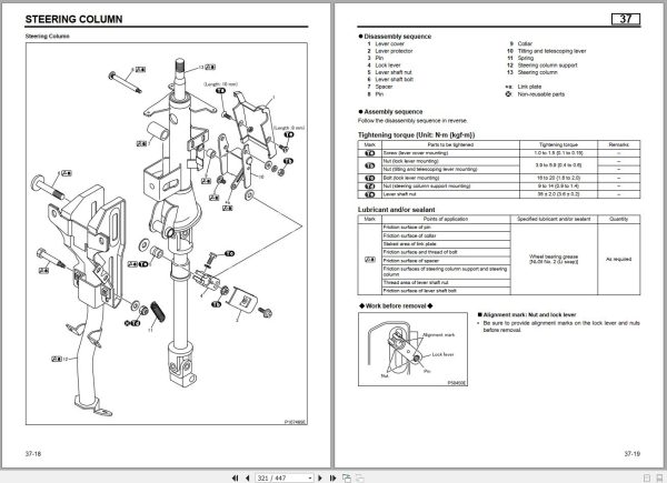 Fuso Canter FE84CE6LBH2 FE85CG6LBH2 Chassis Shop Manual 3