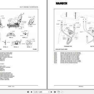 Hamech Forklift V1318 Parts Manual 2