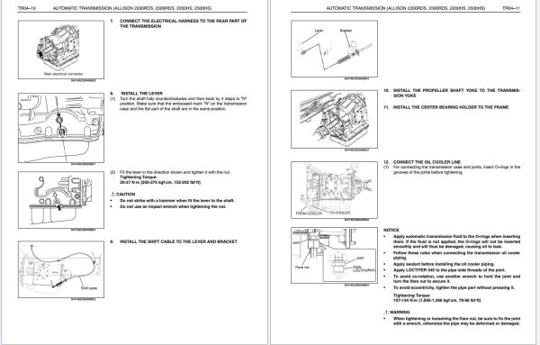 Hino Truck Conventional 600 L Series Chassis Workshop Manual WM 60LA24USAEH EALLA 2026 2