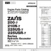 Hitachi Isuzu Engine 4HK1 XBSA02 Parts Catalog 4HK1 XBSA02 8 1