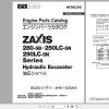 Hitachi Isuzu Engine 4HK1 XZSA01 Parts Catalog 4HK1 XZSA01 18 1