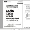 Hitachi Isuzu Engine 4HK1 XZSA04 Parts Catalog 4HK1 XZSA04 11 1