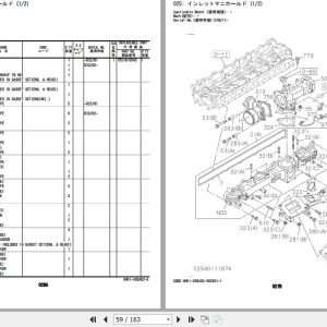 Hitachi Isuzu Engine 6HK1 XBSA02 Parts Catalog 6HK1 XBSA02 9 2