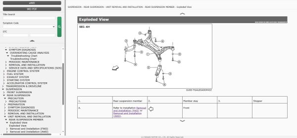 Infiniti QX50 J55 2020 April 2024 Service Manual Wiring Diagrams 1