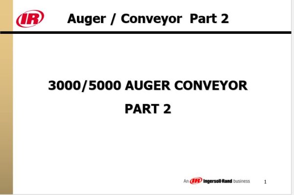 Ingersoll Rand Blaw Knox 3000 5000 Operation and Service Manual 3