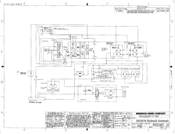 Ingersoll Rand Blaw Knox DD CR Hydraulic Electrical Diagrams 2