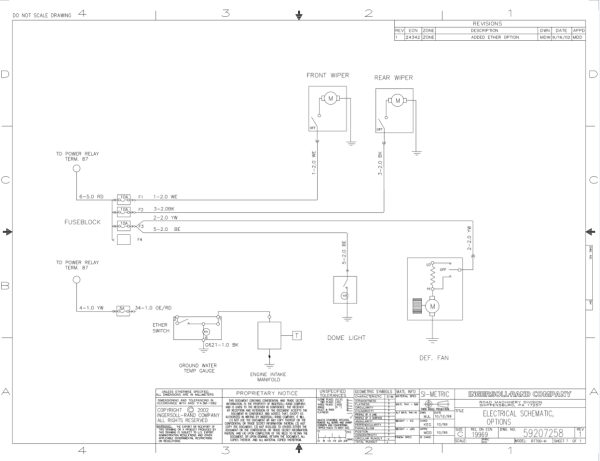 Ingersoll Rand Blaw Knox IR Forks Hydraulic Electrical Diagrams 1