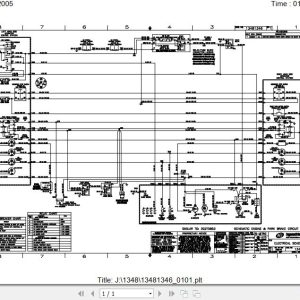 Ingersoll Rand Blaw Knox IR Pavers Hydraulic Electrical Diagrams 1
