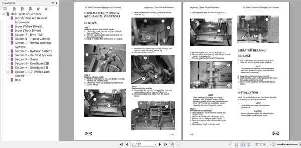 Ingersoll Rand Blaw Knox PF 171 to PF 510 Service Manuals 2