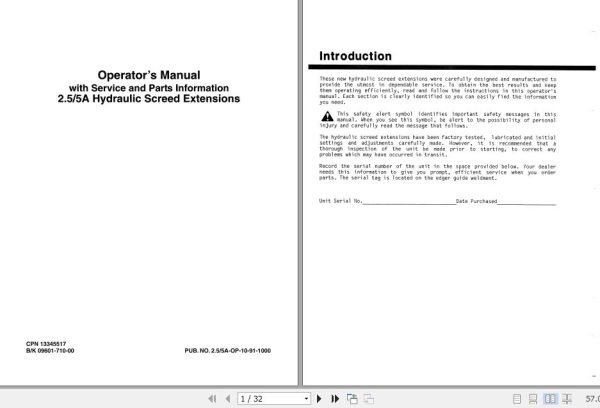 Ingersoll Rand Blaw Knox Parts Books 1