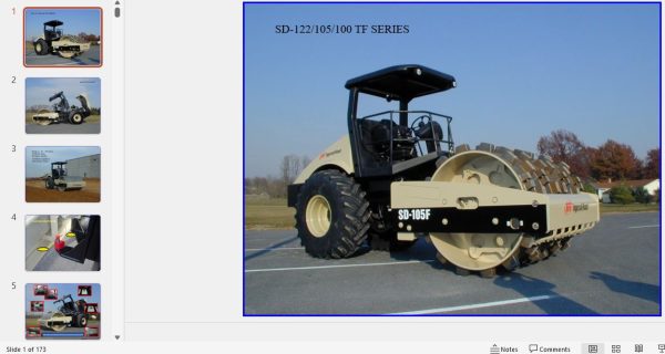 Ingersoll Rand Blaw Knox SD 100 All Diagram Maintenance Manual 1