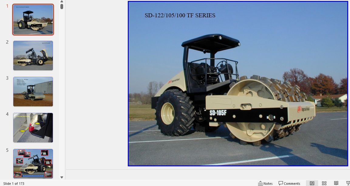 Ingersoll Rand Blaw Knox SD 100 All Diagram Maintenance Manual 1