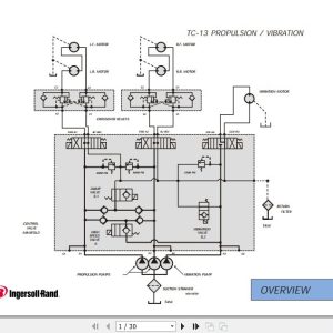 Ingersoll Rand Blaw Knox TC 13 Diagram Maintenance Manual 1