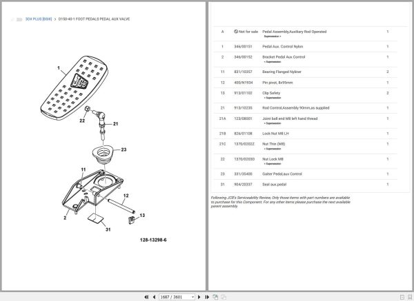 JCB Backhoe Loader 3DX PLUS BSIII Spare Parts Catalog 2025 1