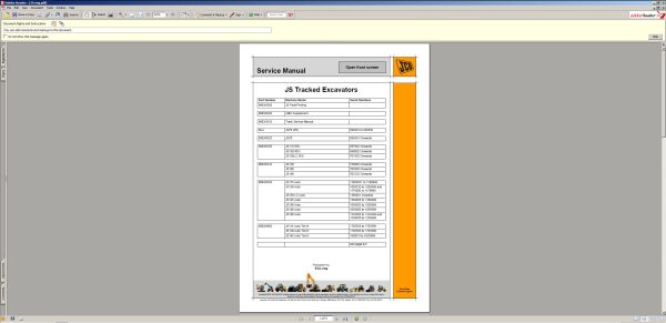 JCB Compact Serv Manuals Kg S3A Issue50 4