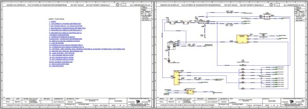 JCB Excavator JS370 Tier 4 Final Electrical and Hydraulic Schematic 2020 2