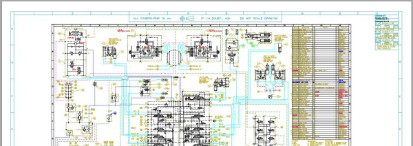 JCB Excavator JS370 Tier 4 Final Electrical and Hydraulic Schematic 2020 3