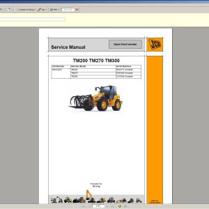 JCB Service Manuals all Models 5