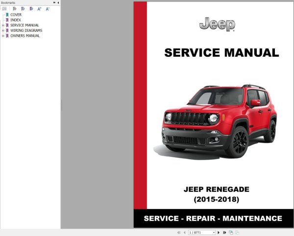 Jeep Renegade 2015 2018 Service Manual 1