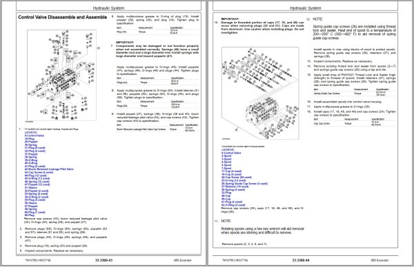 John Deere Excavator 85D Repair Technical Manual TM10755 2
