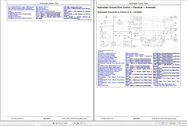 John Deere Self Propelled Sprayer R4030 R4038 R4045 Diagnostic Technical Manual TM115819 2