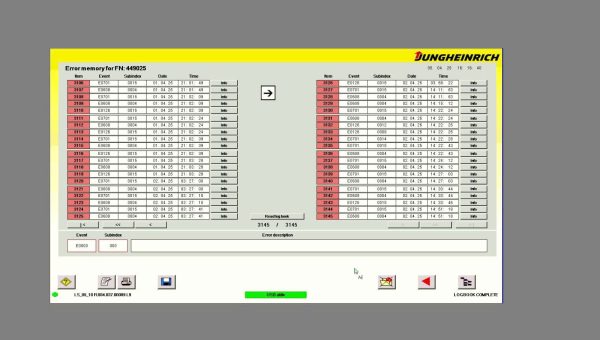 Jungheinrich Project EKS 312 SF LS 05 10 ID Password Project Database Diagnostic 5