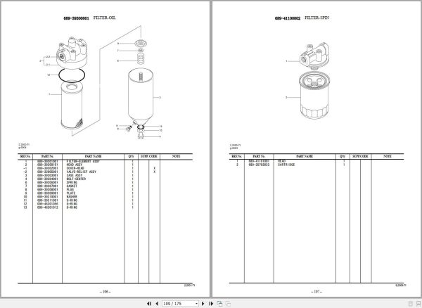 Kato Rough Terrain Crane SR 300L Parts Catalog 2