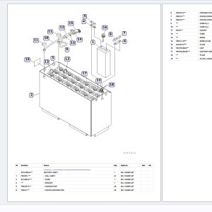 Komatsu Electric Forklift FB15RL 15 154507 UP Parts Catalog 2