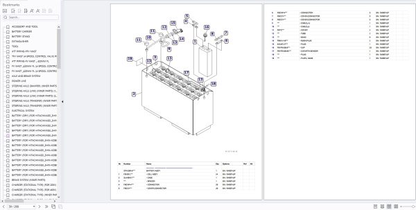 Komatsu Electric Forklift FB15RL 15 154507 UP Parts Catalog 2