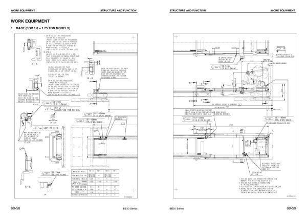 Komatsu Forklift FB10EX 11 to FB30 11 Shop Manual BBB11E1 02 2