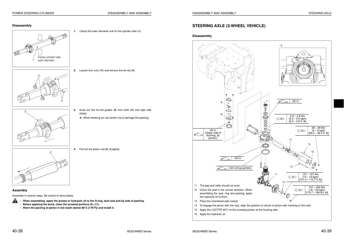 Komatsu Forklift FB15U 12 to FB20MFU 12 Shop Manual BBA12C1 06 2