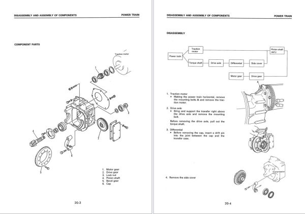 Komatsu Forklift FB20SH 4 FB25SH 4 FB30SH 4 Shop Manual FB20SH 30SH.4 BE1 2