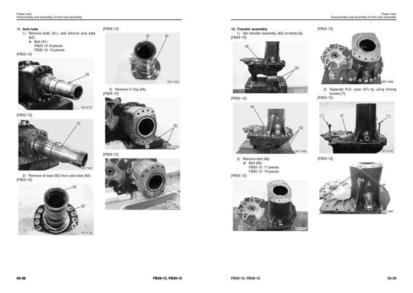 Komatsu Forklift FB25 12 FB30 12 Shop Manual SEN06636 09 2
