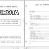 Kubota B2550 50 Two Stage Snowblower Operators and Parts Manual 70060 03613 1