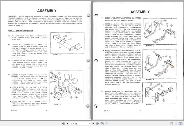 Kubota B2550 50 Two Stage Snowblower Operators and Parts Manual 70060 03613 2